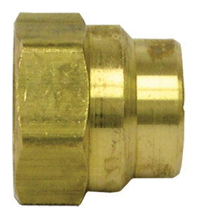 Brass Reusable Hose Fitting Nut (Pack of 10) | Tectran 1025