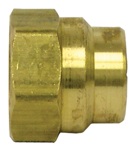 Brass Reusable Hose Fitting Nut (Pack of 10) | Tectran 1025-8