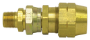 Swivel Type Reusable Hose Brass Fitting, 1/2" Thread (5 Pack) | Tectran 1107-8