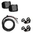 Universal D-Series LED Fog Light, Clear Square Polycarbonate Lens | Truck-Lite 84764