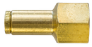 1/4" Tube to 1/4" Pipe D.O.T. Push Lock Female Connector Fitting for Nylon Tubing (Pack of 10) | PL1366-4B Tectran