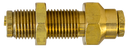 3/8' Tube Bulkhead Union D.O.T. Push Lock Fitting for Nylon Tubing (Pack of 10) | PL1377-6 Tectran