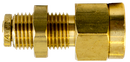 Female Bulkhead Union D.O.T. Push Lock Fitting for Nylon Tubing | PL1386-4A Tectran
