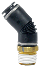 5/8" Tube to 1/2" Thread DOT Composite Push Lock 45 Swivel Male Elbow Fitting (Pack of 5) | QL137410D Tectran