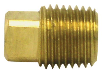 1/8" Thread Square Head Plug (Pack of 10) | Tectran 109A
