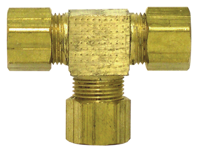 3/16" Compression Fitting Union Tee (Pack of 10) | Tectran 64-3