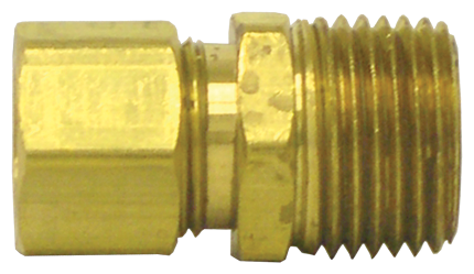 1/4" Tube to 1/8" Thread DOT Composite Push Lock Male Connector Fitting (Pack of 10) | 68-4A Tectran