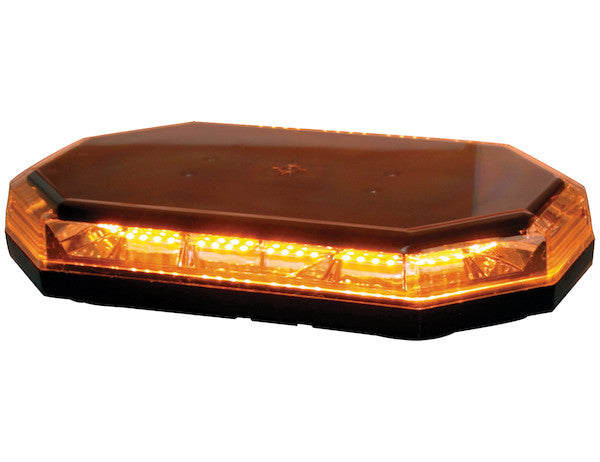 15 Inch Octagonal LED Mini Light Bar - Amber | 8891060 Buyers Products