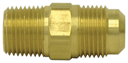 1/8" SAE 45° Flared Fitting for 1/8" Tube (Pack of 10) | Tectran 48-2A