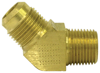 1/2" SAE 45 Degree Flared Fitting for 5/8" Tube (Pack of 5) | Tectran 54-10D