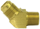 1/4" SAE 45 Degree Flared Fitting for 1/4" Tube (Pack of 10) | Tectran 54-4B