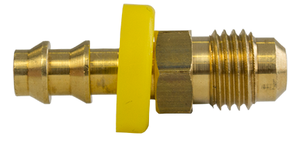 1/4" Hose to 1/4" Tube SAE 45° Flare Rigid Male Pipe Fitting | 727-44 Tectran