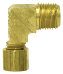 1/8" Tube to 1/8" Pipe Thread Transmission Tubing Collette Style Elbow (Pack of 10) | 869-2A Tectran