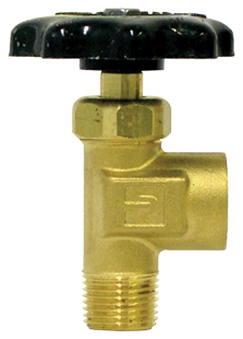 90 Degree Female to Male Pipe Truck Valve | Tectran 1115CC