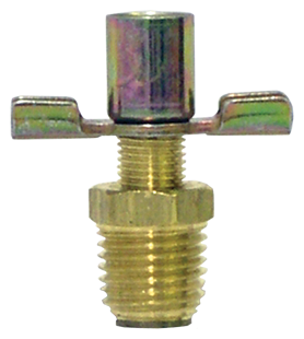 1/8" Female Pipe Ground Plug Shutoff Cock (Pack of 5) | 2103A Tectran