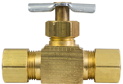 Double Compression 5/16" Needle Valve (Pack of 2) | Tectran 3062-5