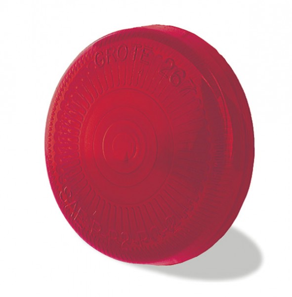2½" Surface Mount Red Clearance Marker Replacement Lens | Grote 90162