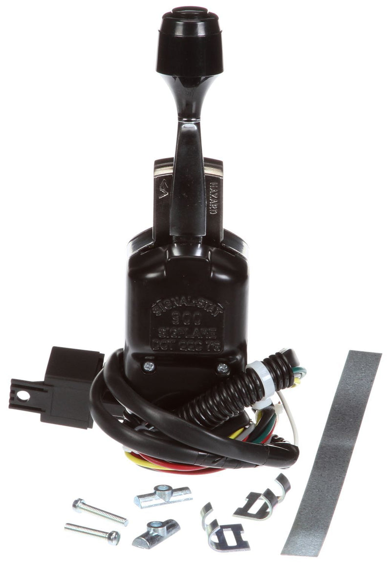 Signal-Stat Black Polycarbonate Turn Signal Switch, Hardwired | Truck-Lite 905