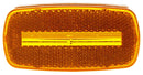 Signal-Stat Yellow 2"x4" Replacement Lens for Marker Clearance Light, Snap-Fit | Truck-Lite 9057A