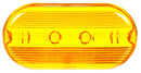 Signal-Stat Yellow 2"x4" Oval Snap-Fit Replacement Lens for 99055 Series Marker Clearance Lights | Truck-Lite 9093A
