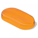Amber Two-Bulb No-Splice Clearance Marker Replacement Lens | Grote 91573
