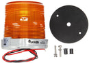 Gas Discharge Yellow Low Profile Beacon w/ 2 Wires, Mount/Pipe Mount | Truck-Lite 92534Y