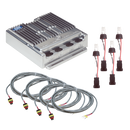 4 Head Remote Strobe Hideaway Strobe Light Kit, 70 Double / 65 Quad Flash | ECCO 9460-1