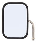 7.5"x10.5" Universal Stainless Steel Flat Mirror, 4" Elbow | Truck-Lite 97661