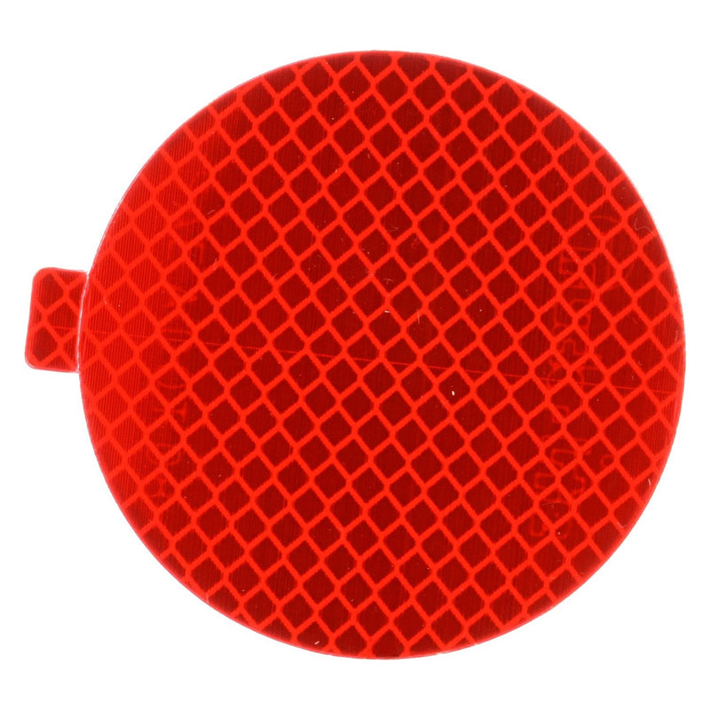 Red 3" Round Retro-Reflective Tape, Tape & Adhesive Mount | Truck-Lite 98175R