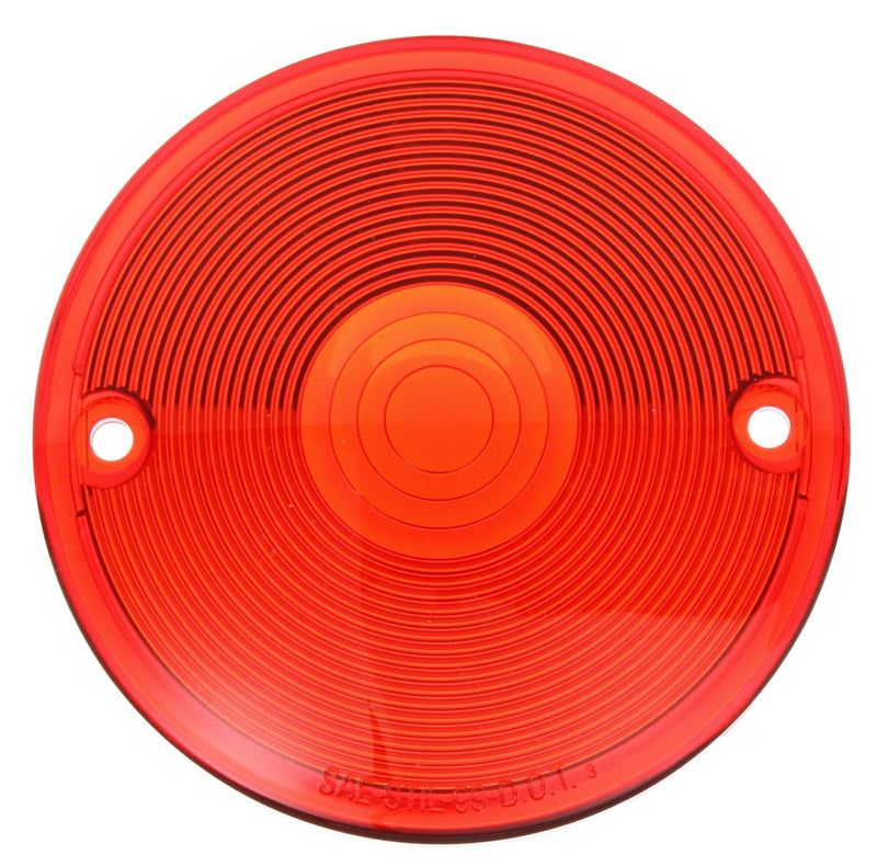 4" Round Red Acrylic Replacement Lens for Do-Ray Lights, 2 Screw Mount | Truck-Lite 99083R