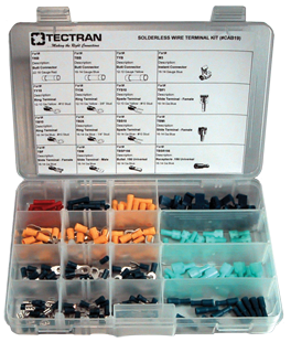 Wire Terminal Assortment Professional Parts Kit | CAB19 Tectran