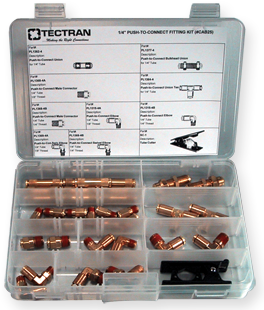 1/4 in DOT Air Brake Fittings Professional Parts Kit | CAB25 Tectran