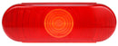 4" Round Red Oval Replacement Lens for Front and Rear Lighting, Snap-fit | Truck-Lite 99184R