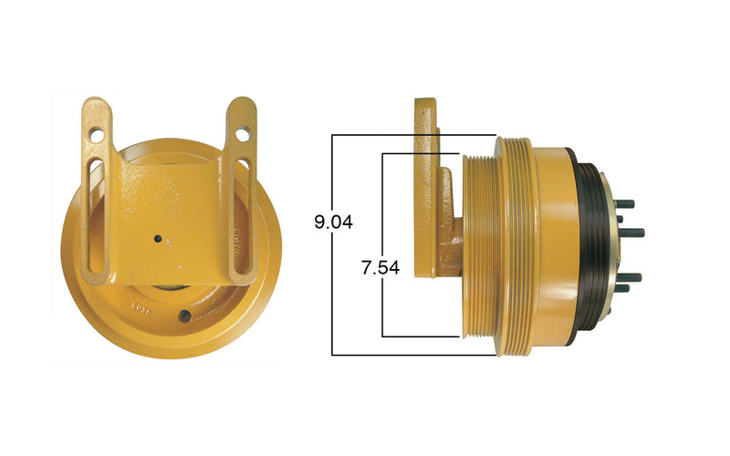 Fan Clutch Assembly for Caterpillar C15 Acert & C16 Acert, Remanfuactured | Kit Masters 99360