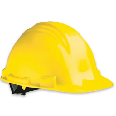 Honeywell North® The Peak Cap w/ Nylon Ratchet Suspension, Yellow | A79R020000HW Logistics Supply