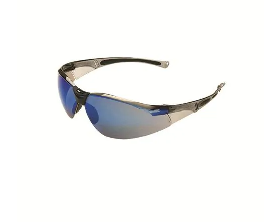 Honeywell Uvex® A800 Series Eyewear, Gray Frame, Blue Mirror Lens | A803HW Logistics Supply