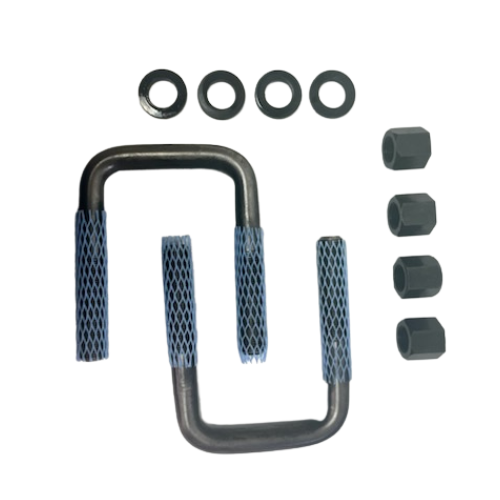 Square U-Bolt Kit - 3/4in X 3-1/2in X 5-1/8in | AUBK8253-051 Automann