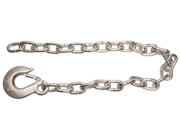 3/8x22 Inch Class 4 Trailer Safety Chain With 1 Inch Forged Slip Hook-30 Proof | Buyers Products B03822SC
