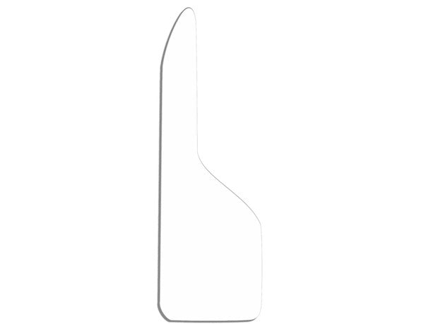 Thermo Flex Fender Guard White Mudflaps 12x37 Inch | Buyers Products B1237PPW