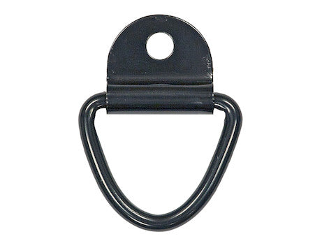 1/4 Inch Forged Rope Ring With 1-Hole Integral Mounting Bracket Zinc Plated | Buyers Products B21