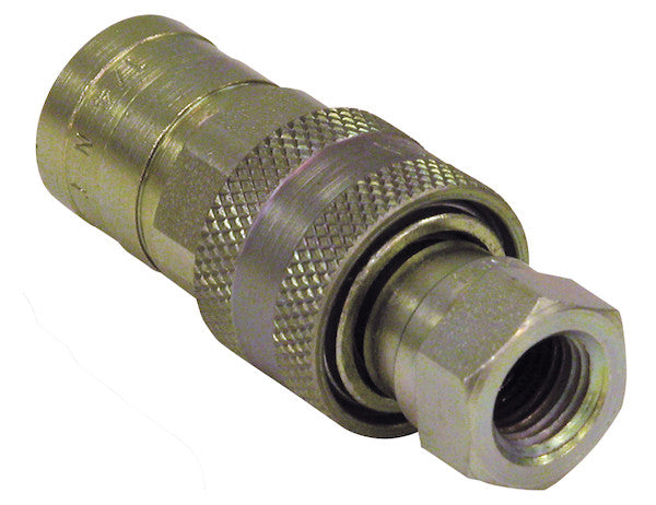 1/4 Inch NPTF Sleeve-Type Hydraulic Quick Coupler Assembly | Buyers Products B40002