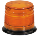 4 Inch Amber Strobe Light with Permanent Mount | B745229T Buyers Products