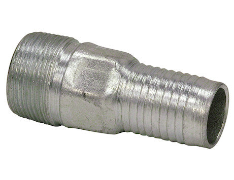 Zinc Plated Combination Nipple 1 Inch NPT X 1-1/4 Inch Hose Barb | Buyers Products BHEPS4X5