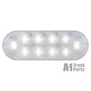 6" Oval 10-LED White Back-Up Light for Recess Grommet Mount, 12V | Optronics BUL10CB