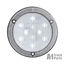 4" Round 10-LED Clear Back-Up Light with Built-In Reflex Flange Mount, 12V | Optronics BUL11CBX