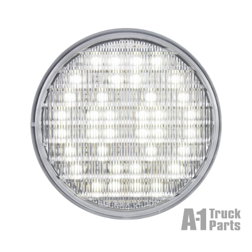 4" Round 36-LED Clear Back Up Light with Recess Grommet Mount, 12V | Optronics BUL53CB