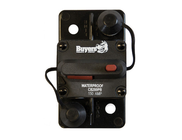 150 Amp Circuit Breaker With Manual Push-To-Trip Reset With Large Frame | Buyers Products CB151PB