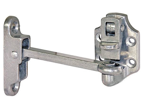 Heavy-Duty Aluminum Door Hold Back - 4 Inch Hook And Keeper | Buyers Products DH304