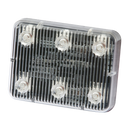 2.1" Compact, High Intensity Amber 6-LED Directional Warning Light, Quad Flash Pattern | ECCO ED0004A