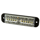 4.8" Red/White Bright & Versatile 12-LED Warning Light, 69 Flash Pattern | ECCO ED3702AG